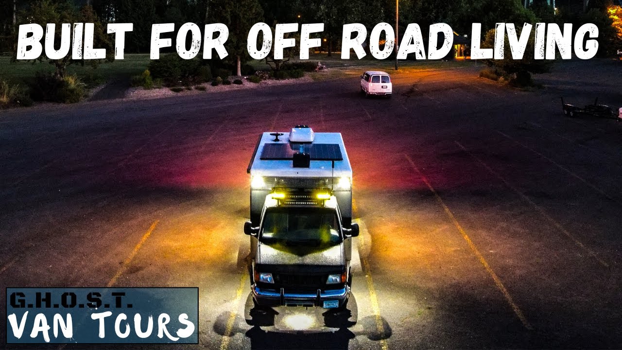 Ambulance TOUR Converted into Off Grid Beast 7.3 Power Stroke Diesel