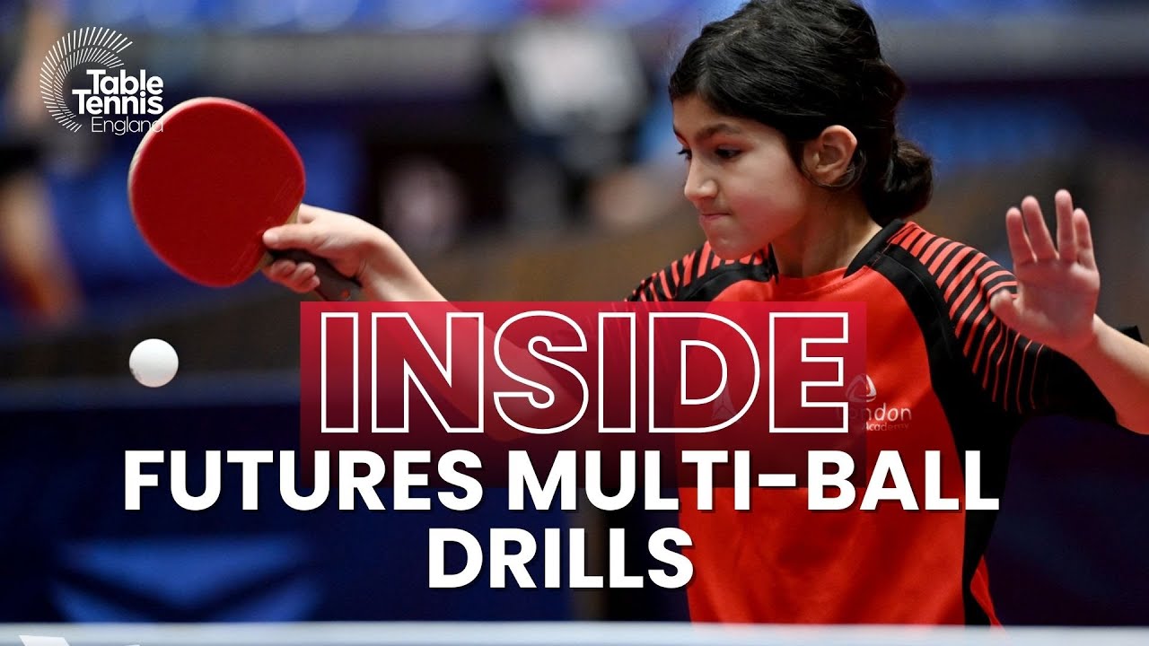 Multi-ball training with the Futures programme! | Inside Camp | Table Tennis England