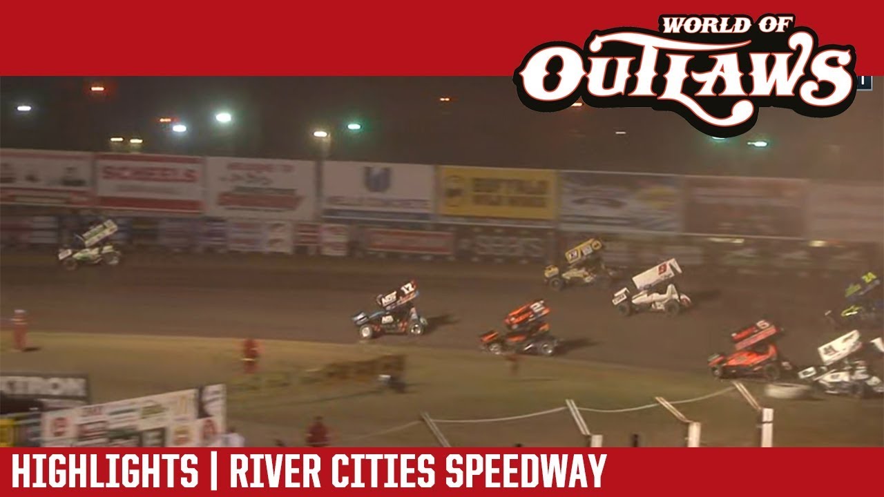 World of Outlaws Craftsman Sprint Cars River Cities Speedway August 17, 2018 | HIGHLIGHTS