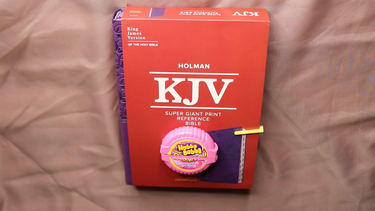 READING BIBLE VERSES ISAIH & PSALM ASMR HUBBA BUBBA CHEWING GUM SOUNDS