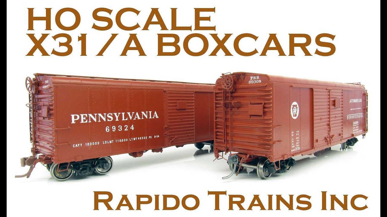 Pennsylvania Railroad PRR X31A boxcar from Rapido!