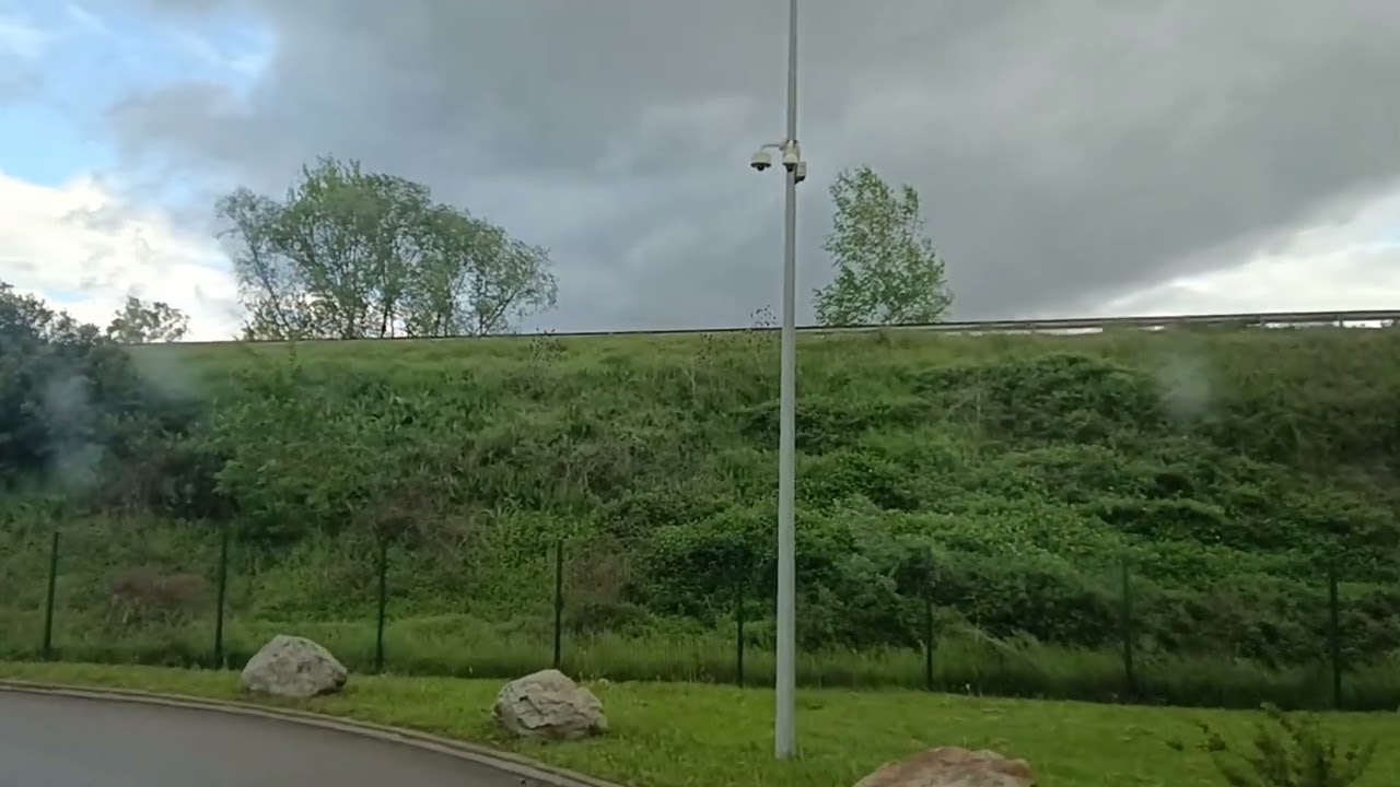 Road D523B, D1090, Pontcharra, Commune in France, 8:41 am, 16.04.2024