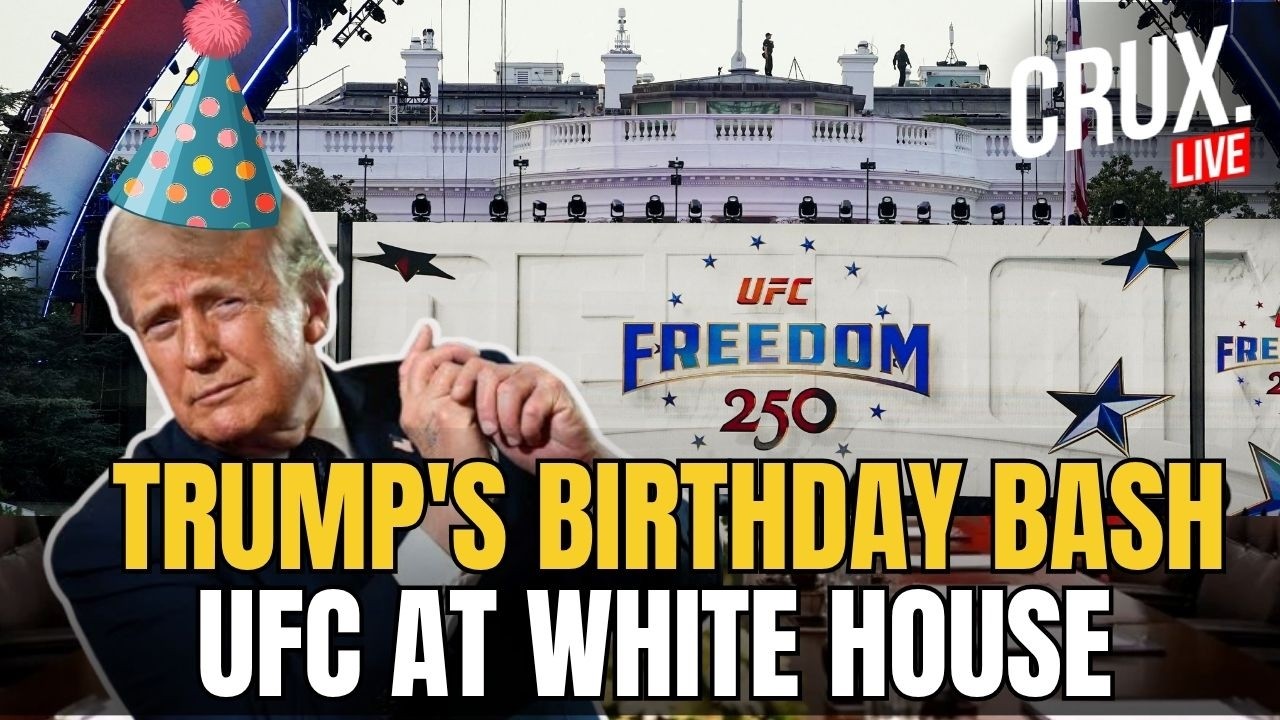 LIVE: Trump UFC Fight | President's 80th Birthday Celebration at The White House | US Iran Deal Done