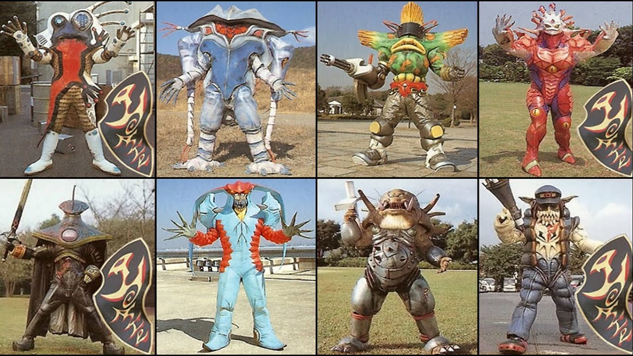 All Timeranger Monsters/Villains