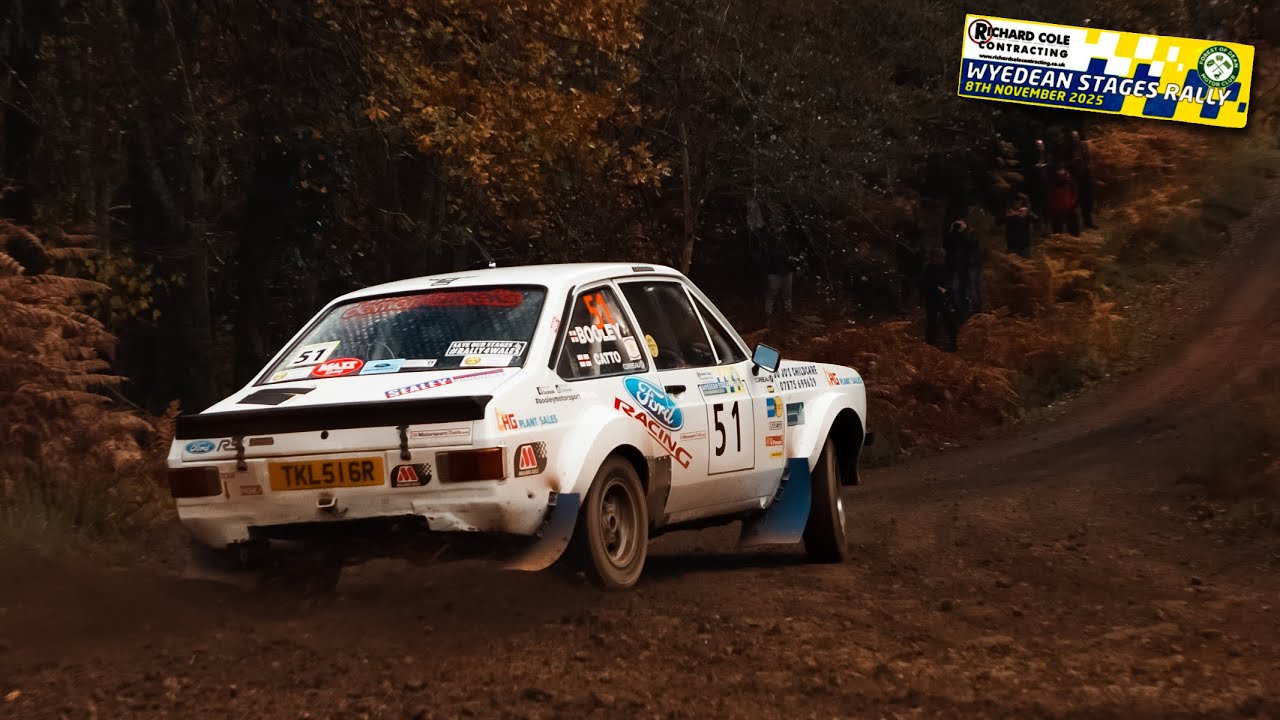 WYEDEAN STAGES RALLY 2025 - SIDEWAYS ACTION! 