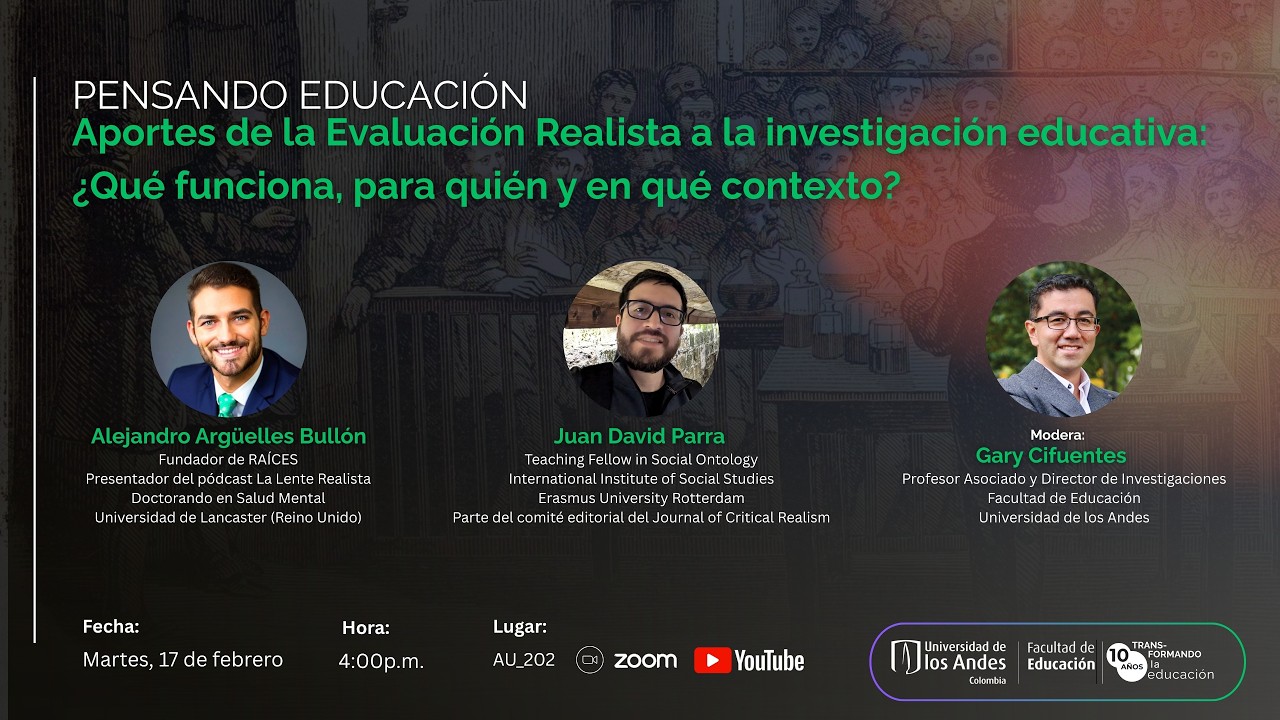 #PensandoEducación Aportes de la Evaluación Realista a la investigación educativa