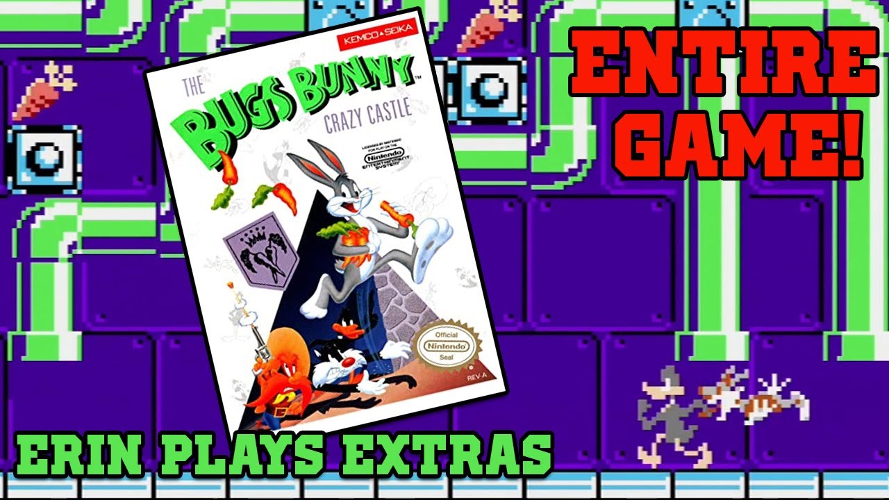 Bugs Bunny Crazy Castle NES Streams - Erin Plays Extras