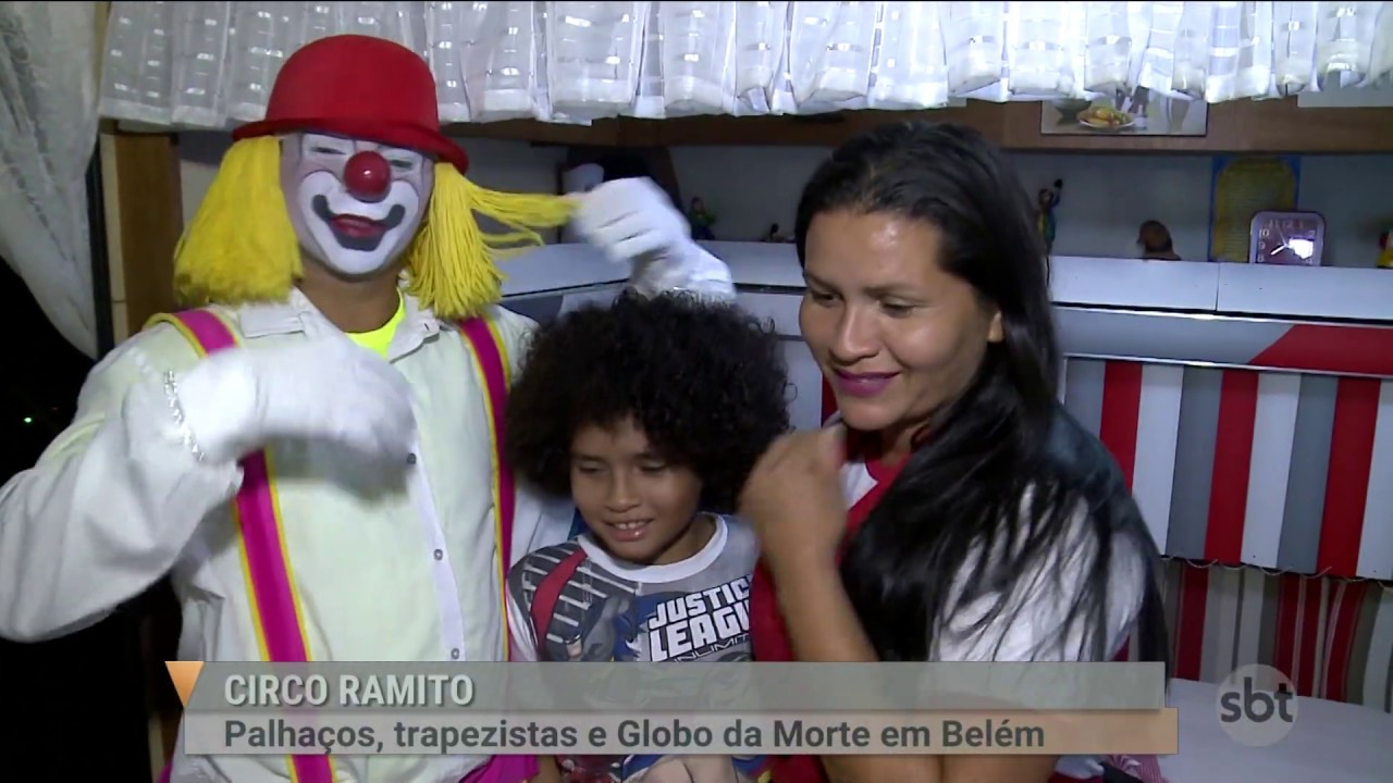SBT PARÁ (05.12.18) Circo Ramito: Palhaços, trapezista e Globo da Morte em Belém