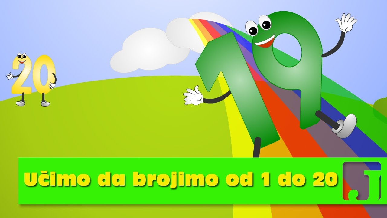 Učimo da brojimo od 1 do 20 | Edukativne pesme za decu | Jaccoled