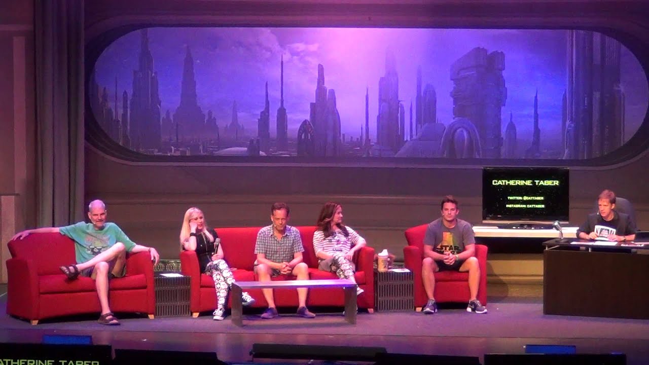 Stars of the Saga Cast of the Clone Wars Star Wars Weekends 2014 Day 3