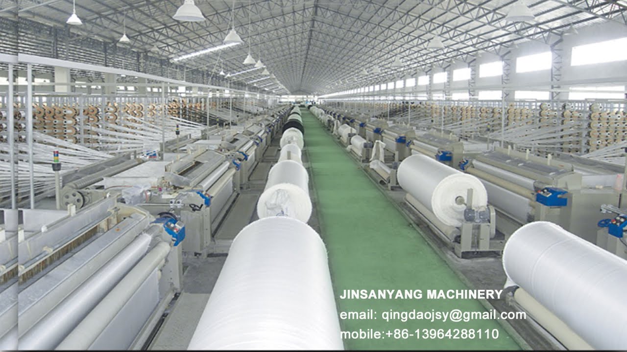 TARPAULIN FABRIC PRODUCTION - JY608 WATER JET LOOM