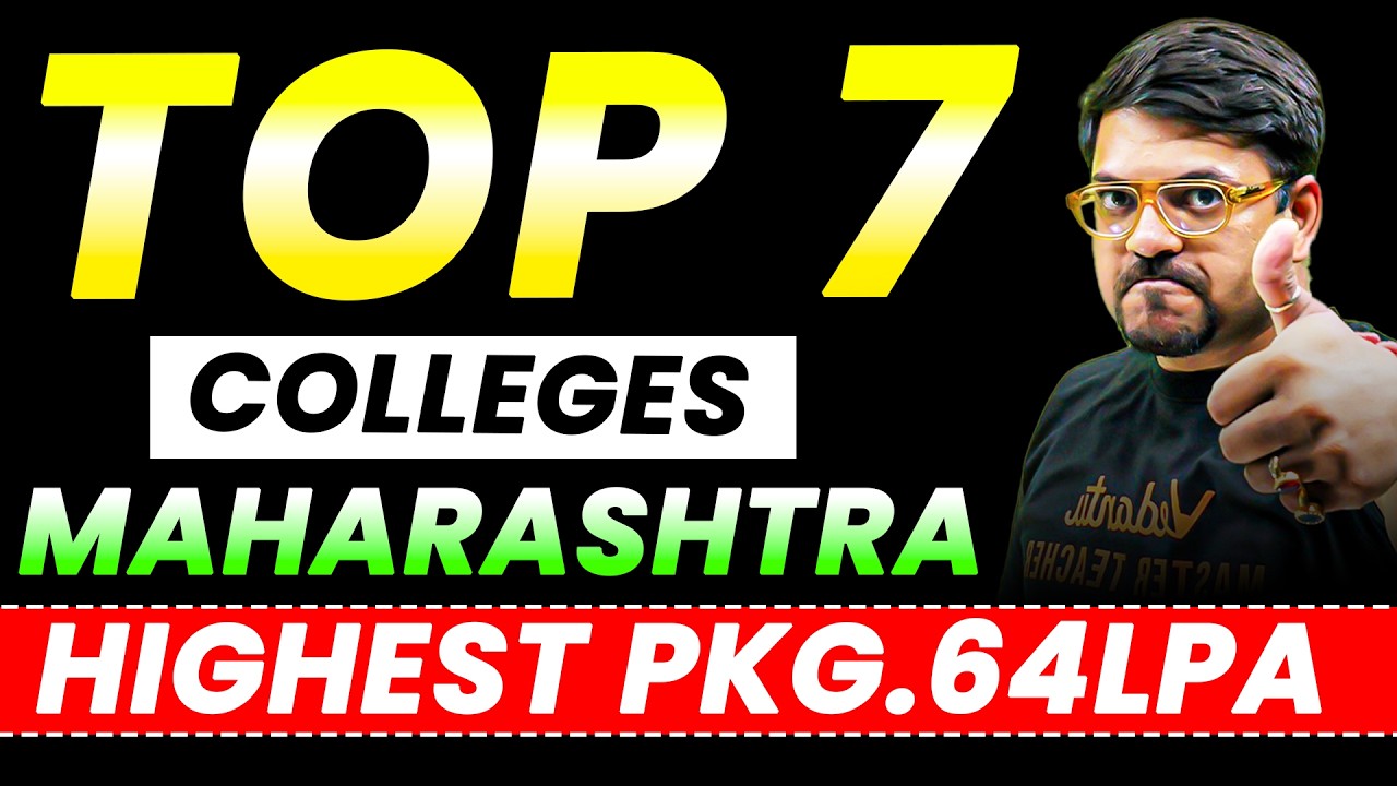 Top 7 Engineering Colleges in Maharashtra 2026 | Placement & Cutoff | Harsh Sir