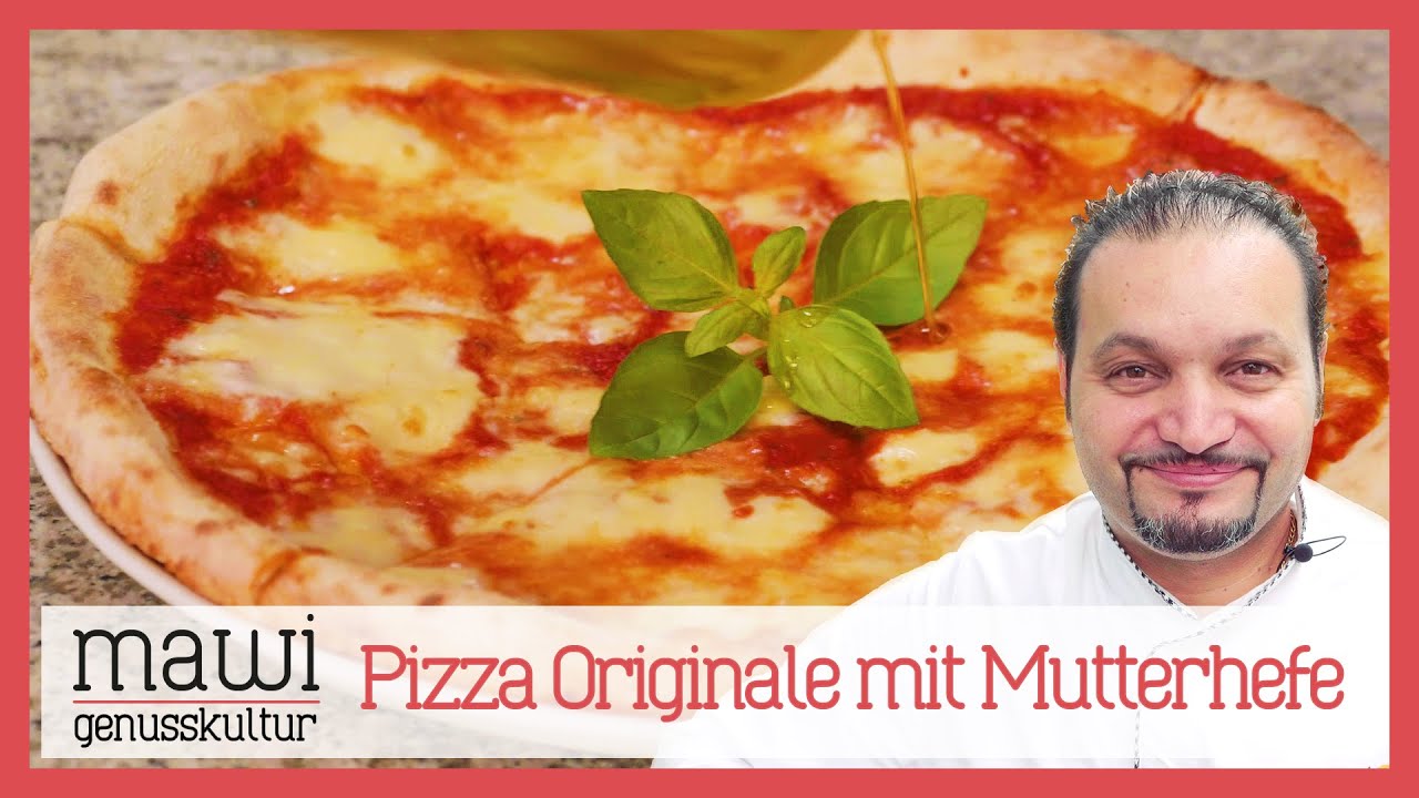 Pizza Originale mit Mutterhefe – Steinofen-Pizza mit Büffelmozzarella – Ristorante Da Ninos