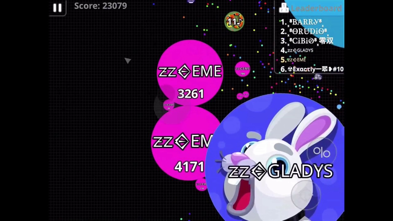 【agar.io】声あり 母艦戦 withしばこ