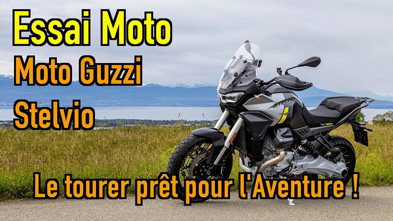 Essai de la Moto Guzzi Stelvio - La Moto Guzzi pour partir à l'aventure !