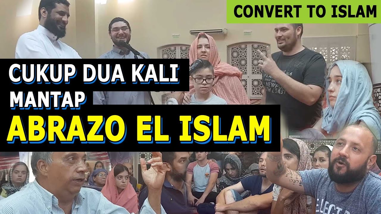 El ABRAZO al ISLAM de los hermanos Latinoamericanos | hidayah di MASJID ARGENTINA | Angga Zulfaqor