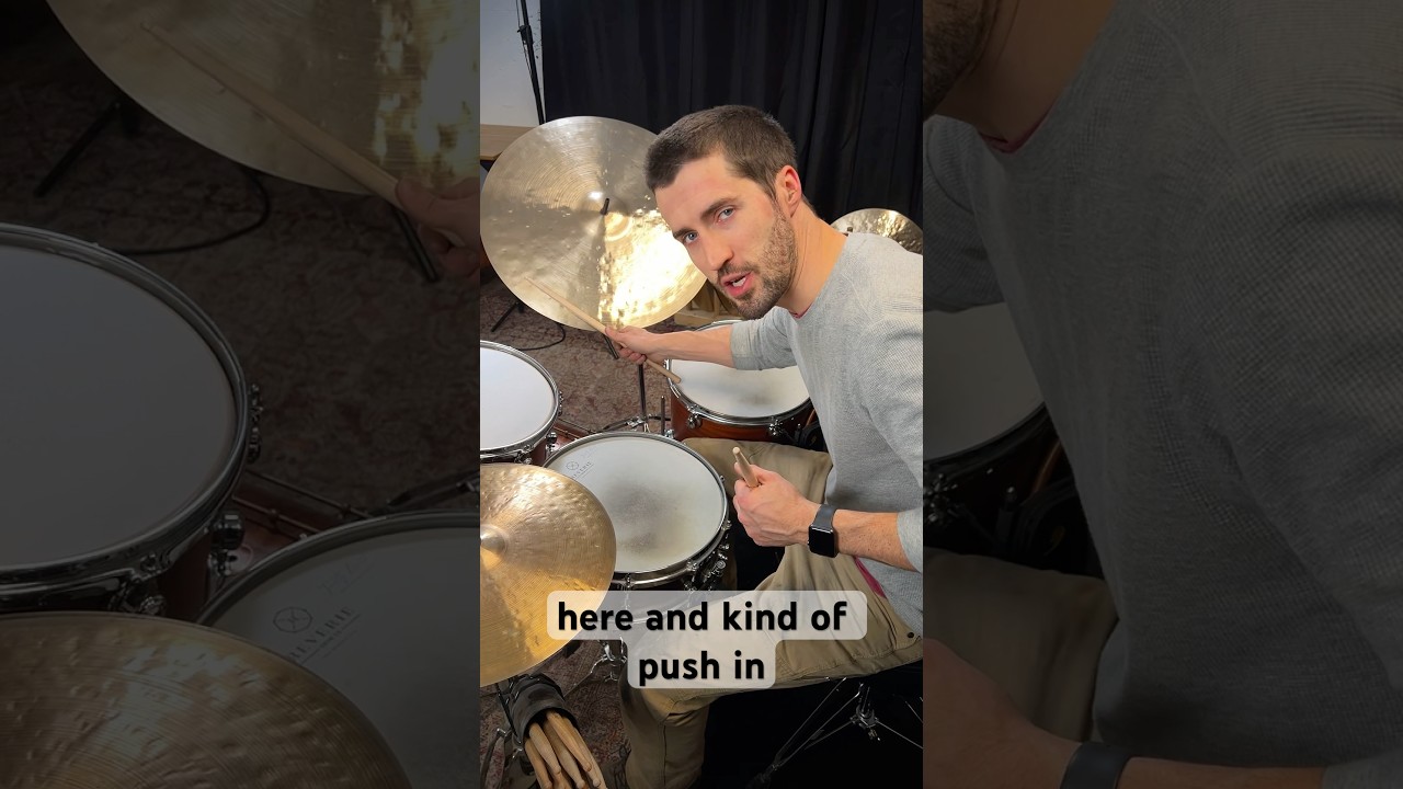 &ldquo;Push crash&rdquo; cymbal technique ￼ #cymbals #drummer #brianblade