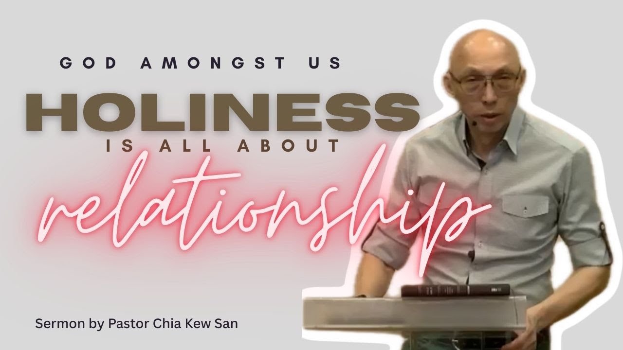 Relationship with God changes everything and we become holy as a result.