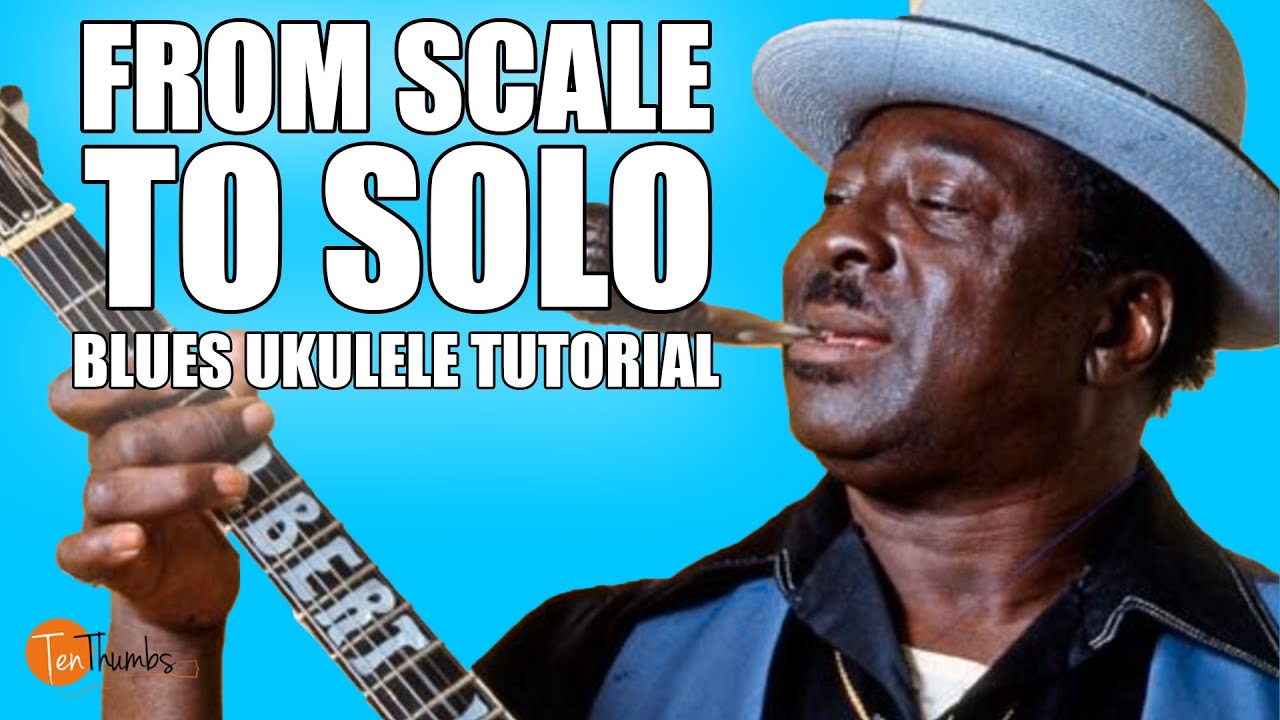 How to turn a scale into a professional sounding BLUES SOLO - Ukulele Tutorial
