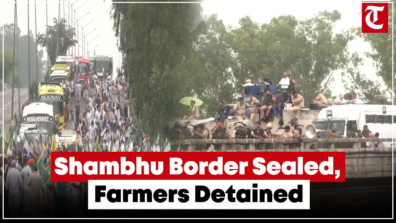 Farmers Delhi Rally LIVE: Haryana Seals Shambhu Border, Farmers Detained In Kurukshetra