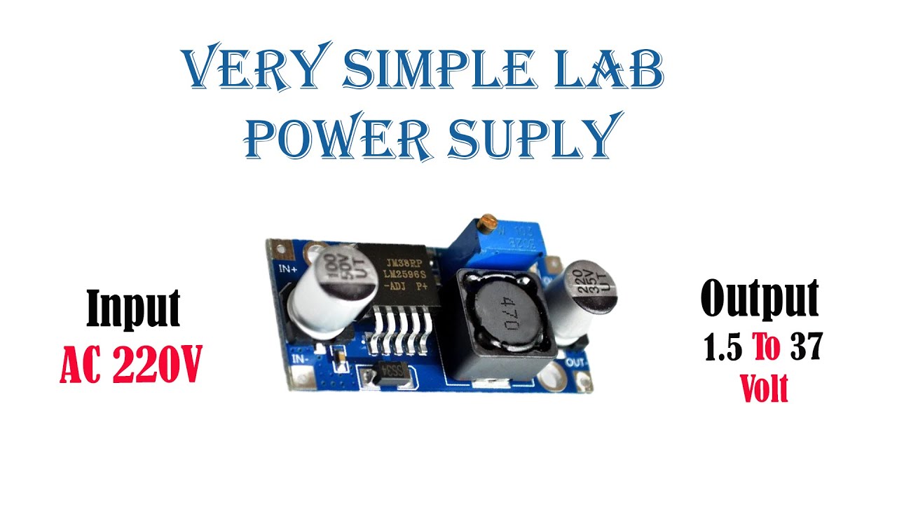 AC 220 Volt To DC 37 Volt 3 Amp Adjustable Lab Power Supply