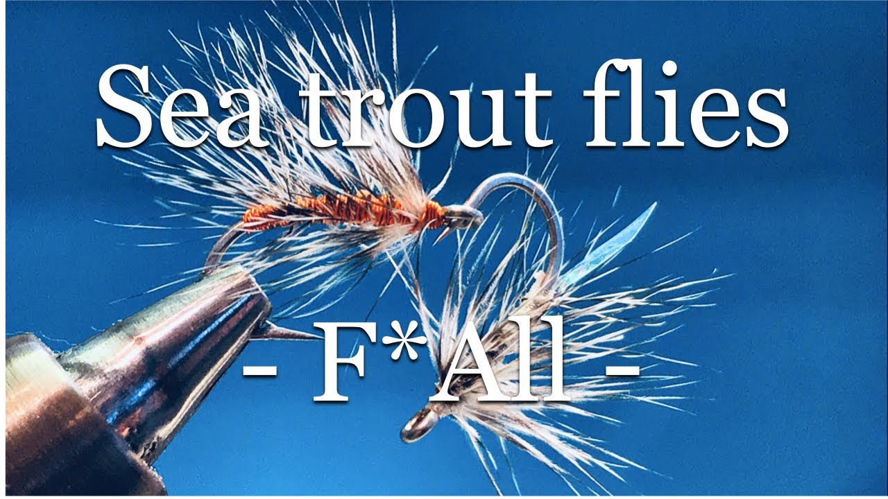Sea trout flies. Fly No 1. F*all size 8. My fly-box. With Eivind Berulfsen.