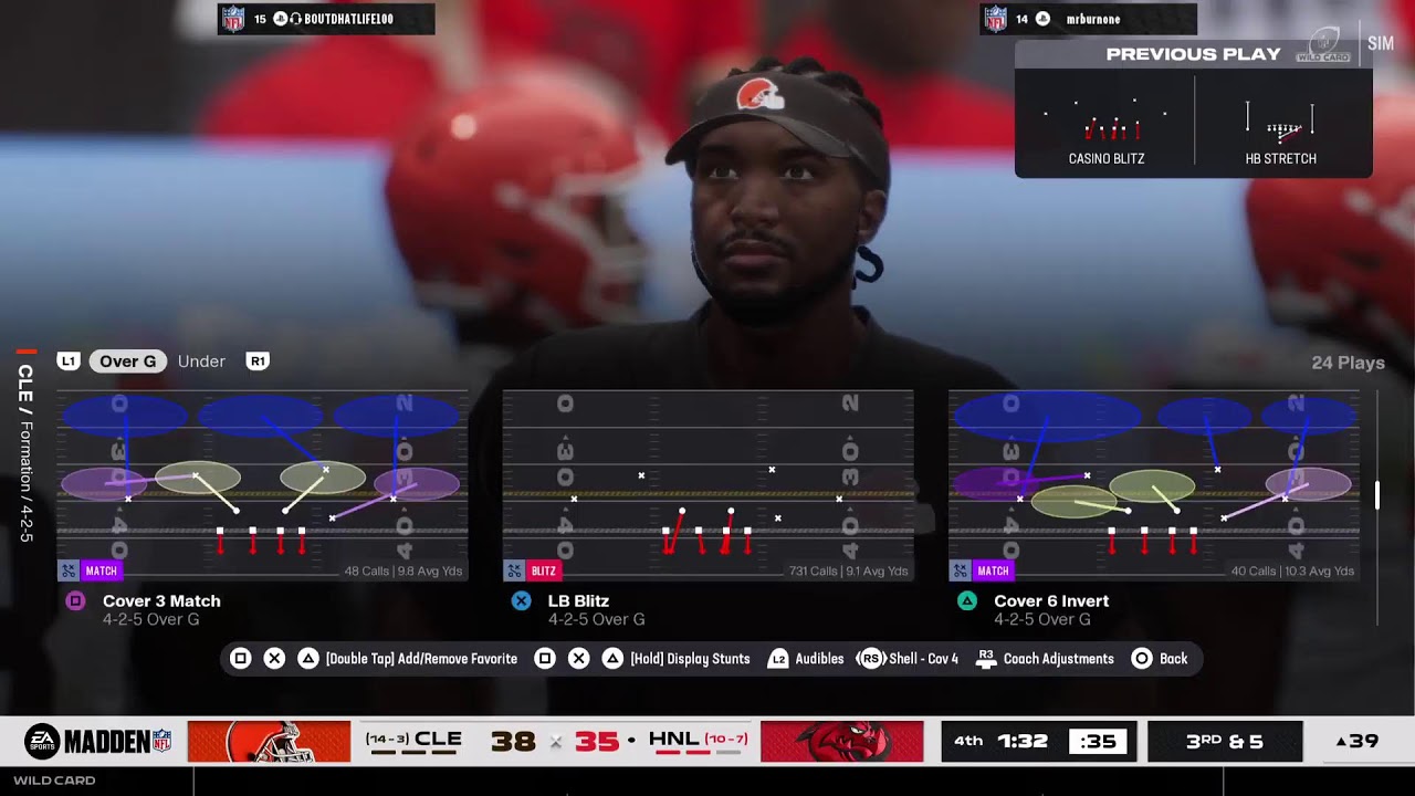Browns vs Dragons