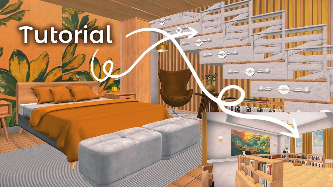 Tutorial tangga kamar cakep House Flipper Mobile