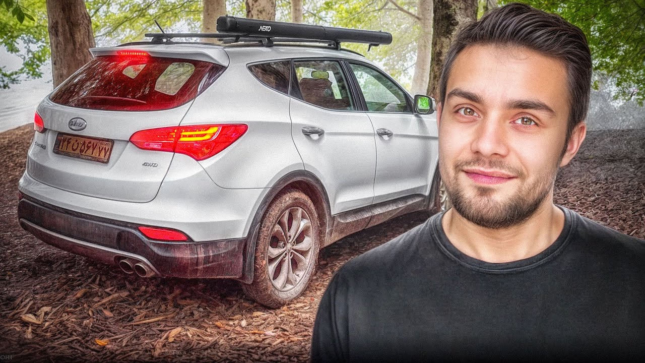 Camping in Foggy Wilderness | Awning Setup by My Husband | Nature Sounds ASMR