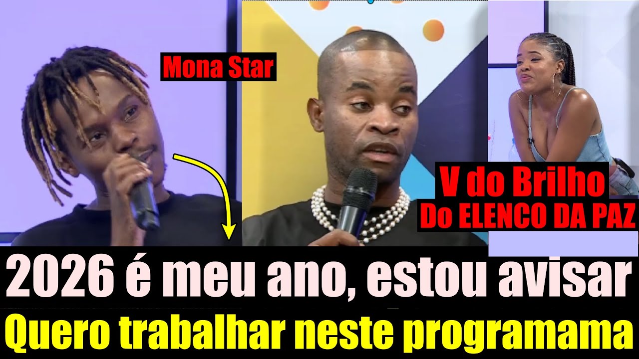 Mona Star dá carga no programa ao lado do Elenco da Paz 