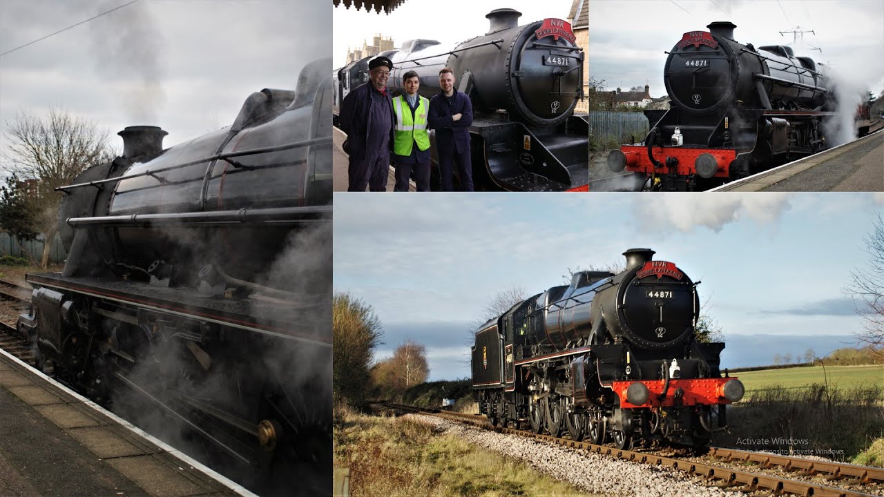 Driving Experience with Black 5 44871 4th January 2020