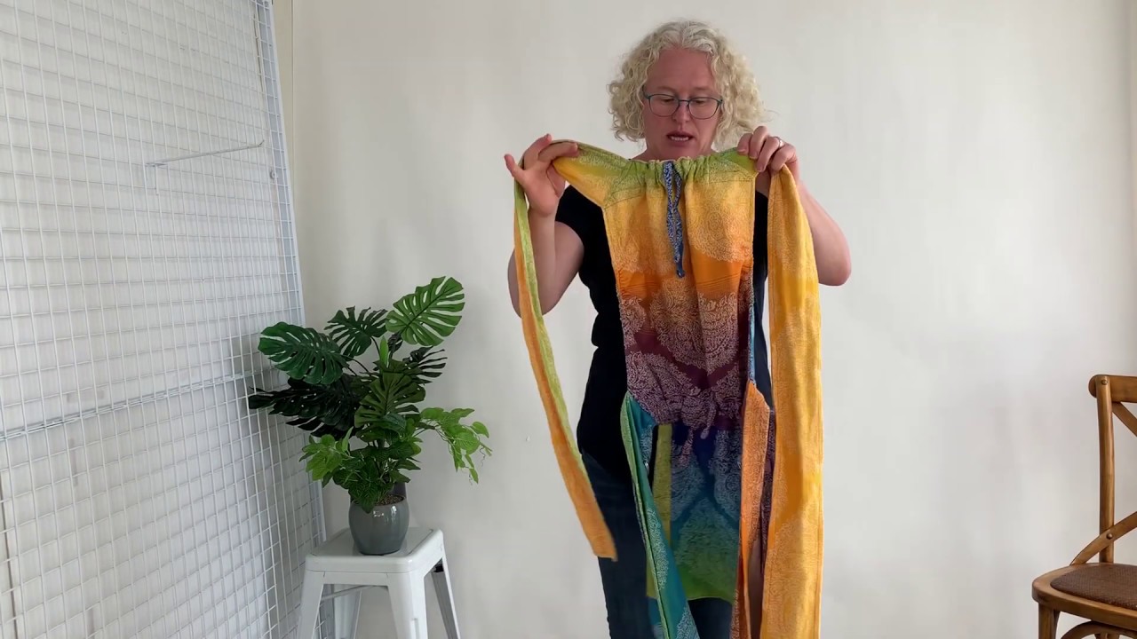 Meh-Dai Carrier for Newborn -  How to use for a newborn baby