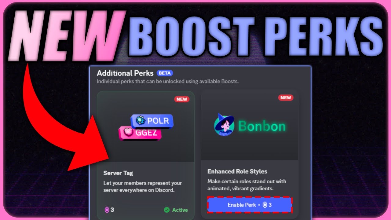 Объяснение НОВОГО повышения производительности сервера Discord &mdash; теги сервера Discord и градиентн...