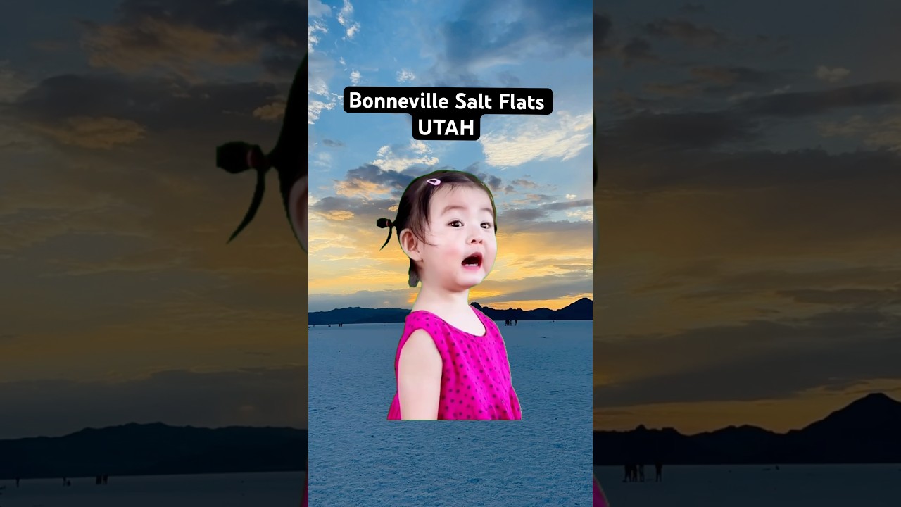 This place is amazing wow - Bonneville Salt Flats #utah #utahn #saltflats #usa #beautahful #viral