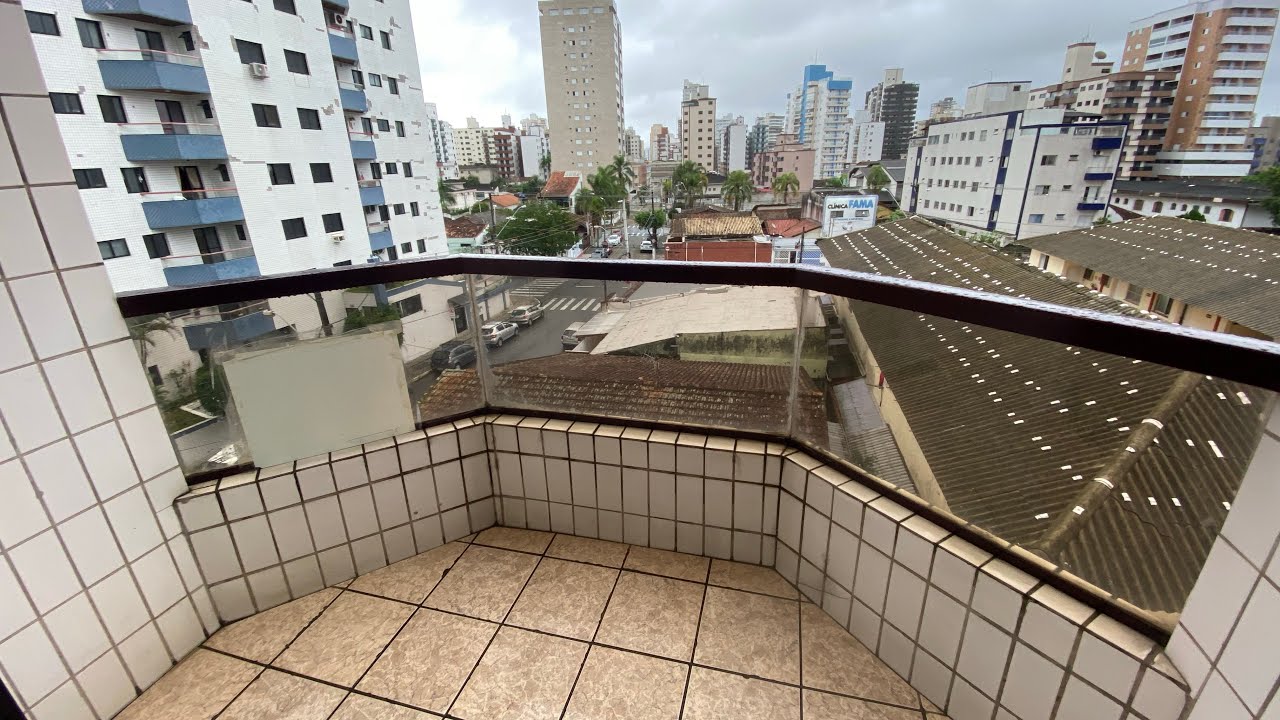 Apartamento semi mobiliado com 1 dormitório à venda, 60 m² por R$ 220.000 - Boqueirão - Praia Grande