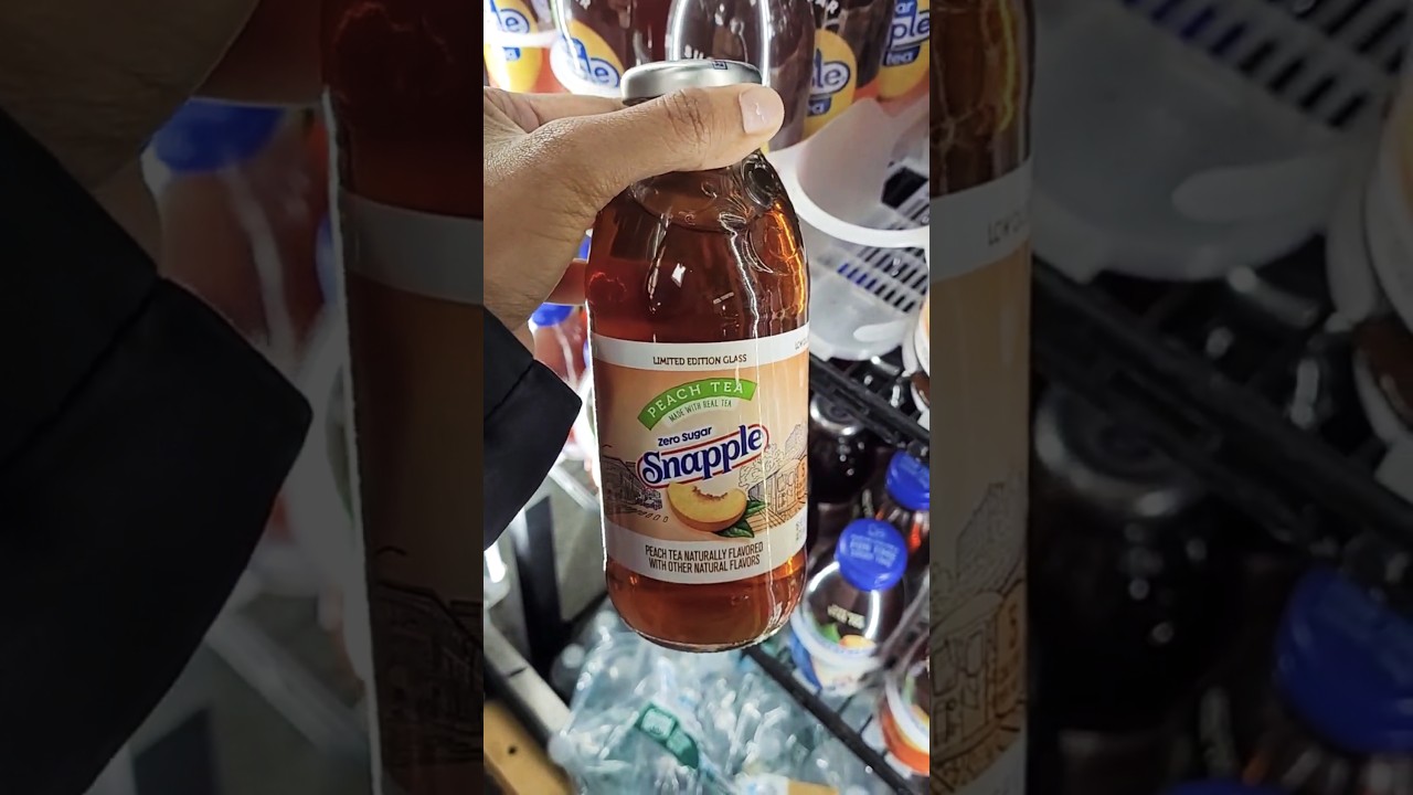 Limited edition glass Snapples are back 🧃