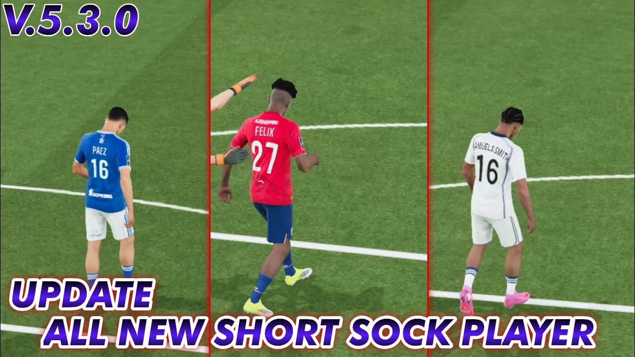V.5.3.0 UPDATE ALL NEW SHORT SOCK PLAYER 