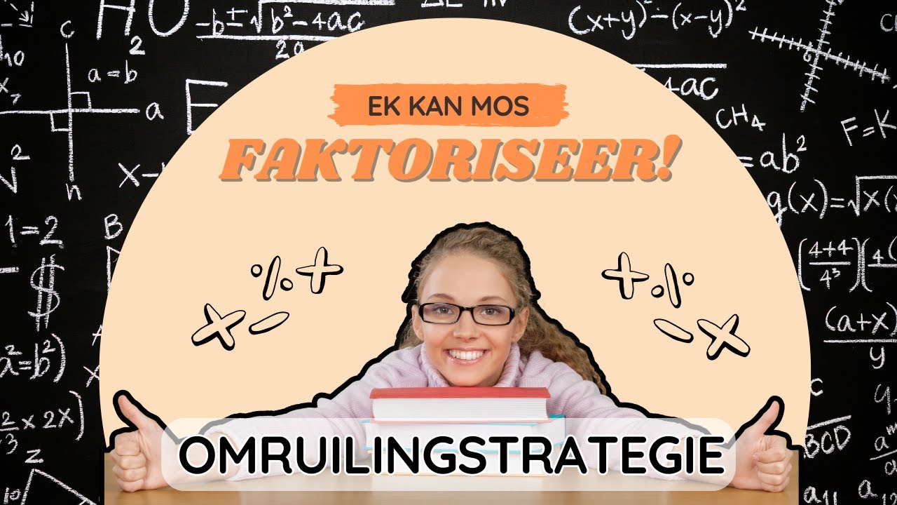 Oefening in faktorisering | Gebruik die omruilingstrategie.