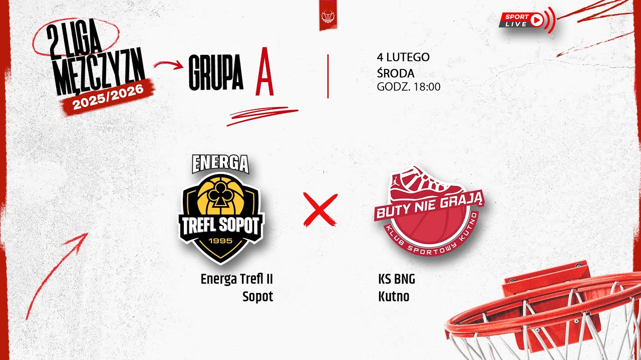 Energa Trefl II Sopot - KS BNG Kutno (2 LM)