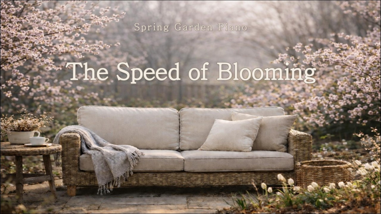 The Speed of Blooming 🌸 | Calm Piano in the Spring Garden