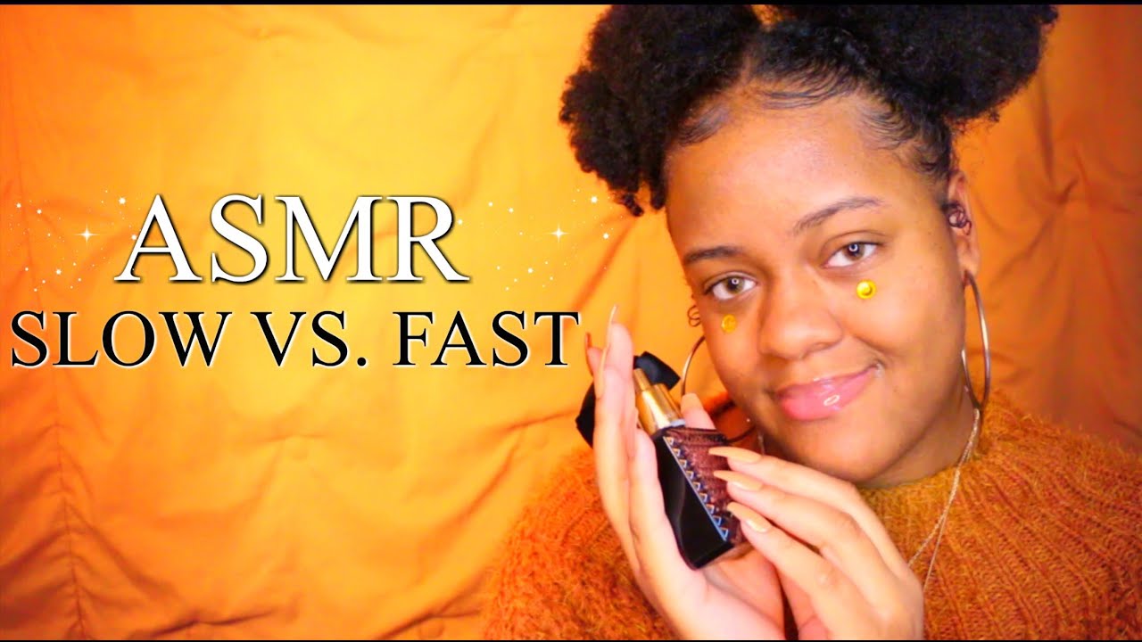 SLOW VS. FAST ASMR ✨: 💙 TESTING YOUR TINGLES ⚡