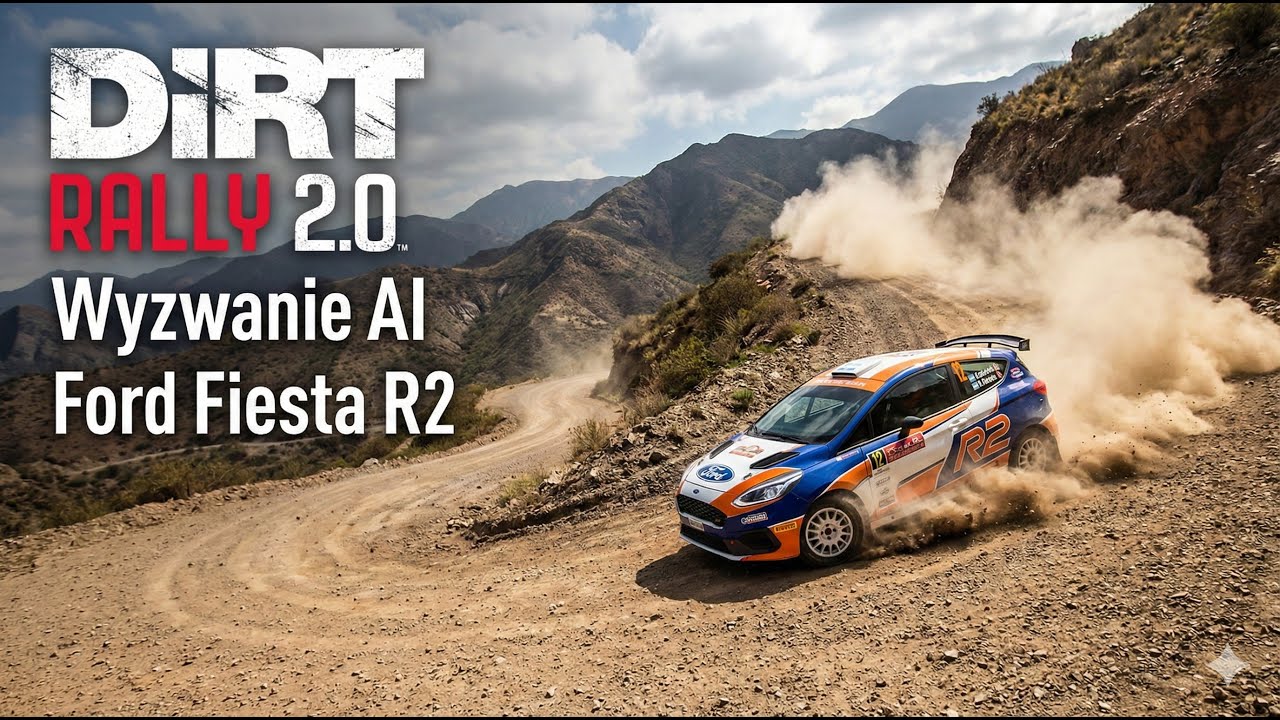 Ford Fiesta R2 na Valle de los puentes! Ciasne nawroty to moja zmora! | DiRT Rally 2.0 PL