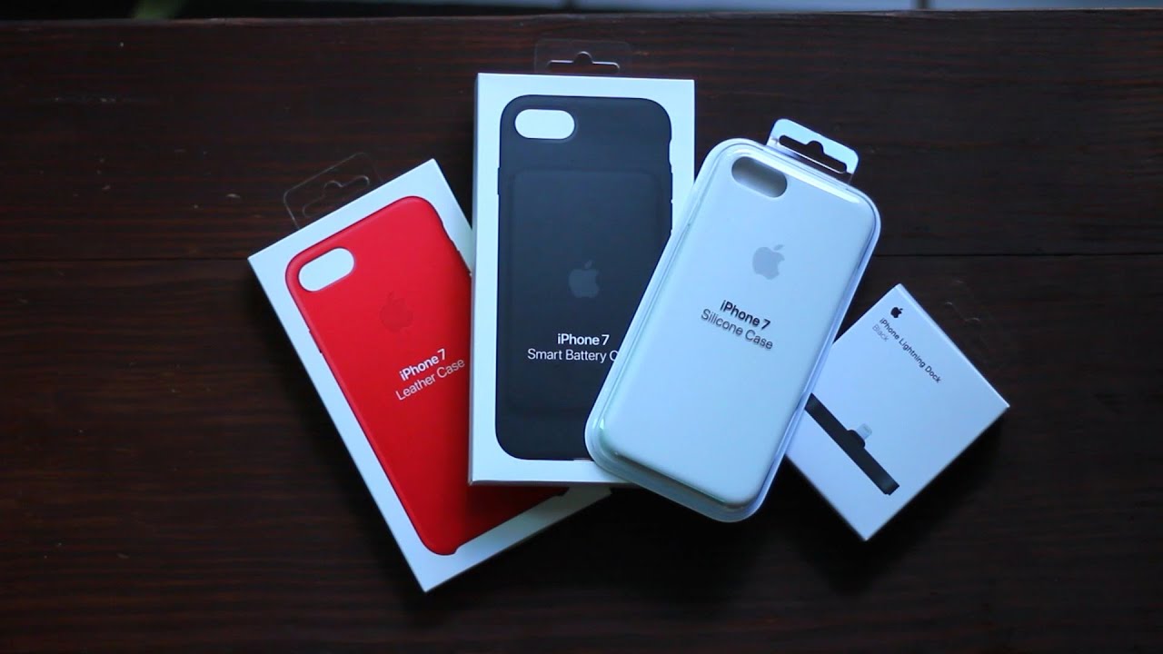 Apple's iPhone 7 Accessories (Cases + Dock)
