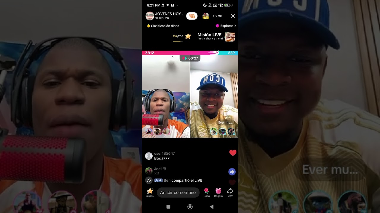 JH y Murillo batalla en tik tok completo 