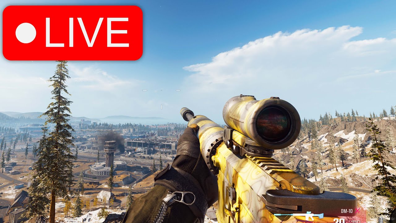 LIVE Chill Ghillie Sniping in Warzone!