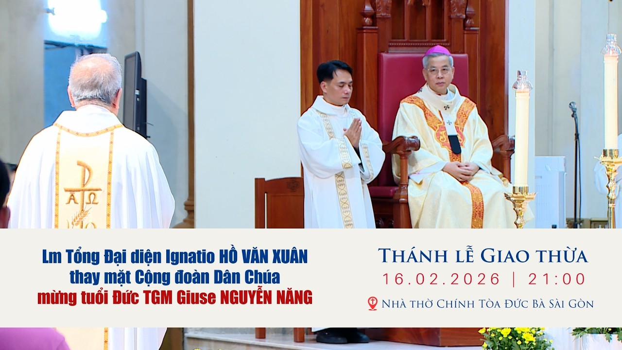 Lm TĐD Ignatio Hồ Văn Xuân mừng tuổi Đức TGM Giuse Nguyễn Năng | Xuân Bính Ngọ 2026