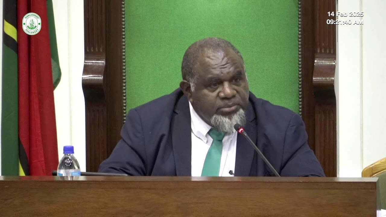 Vanuatu Parliament First Sitting of 2025 - Friday 14th. February AM