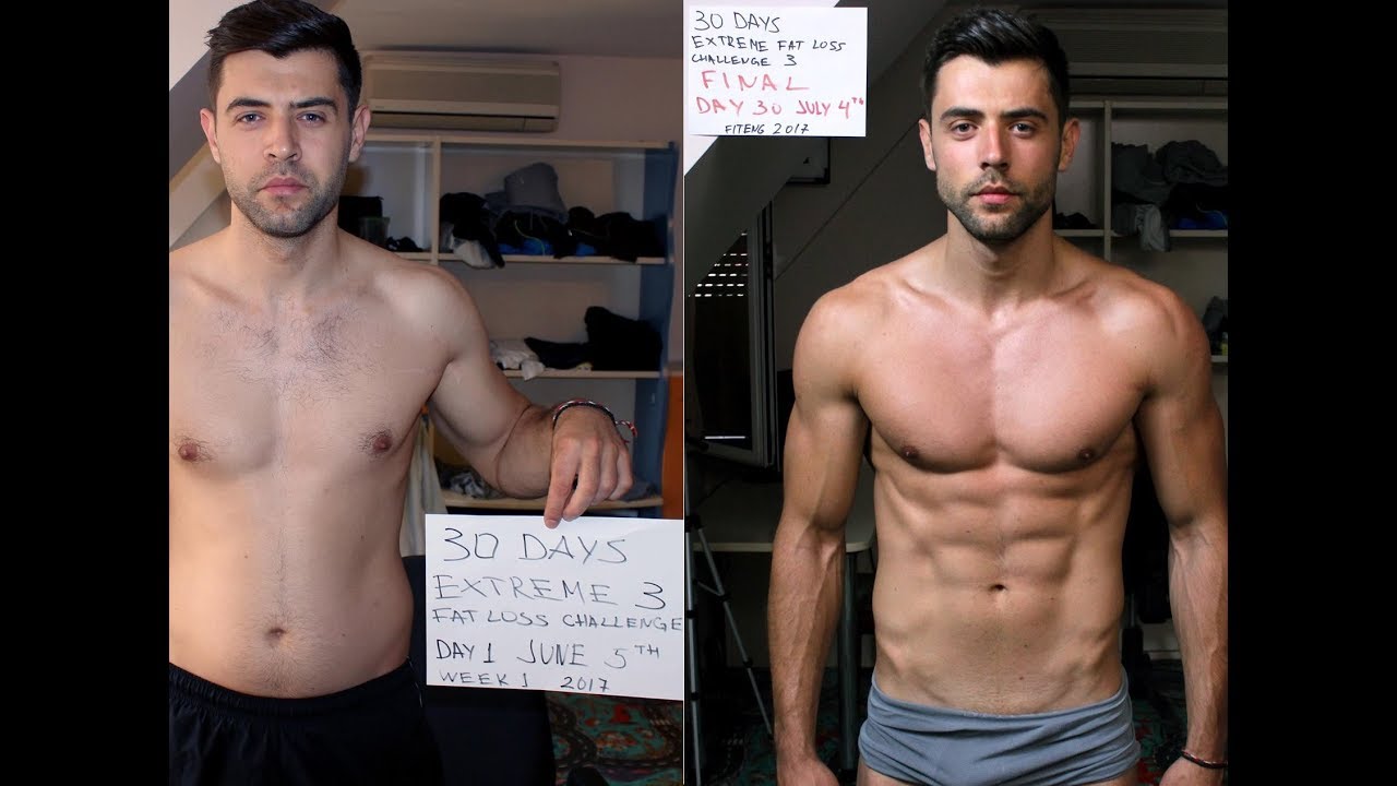 AMAZING 30 DAYS TRANSFORMATION - Extreme Fat Loss Challenge