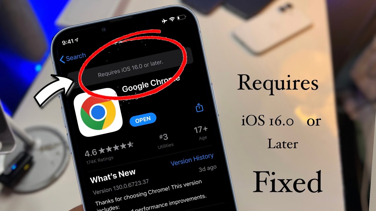 Для приложения требуется iOS 16.0 или более поздняя версия — Исправлено || Как исправить проблему...