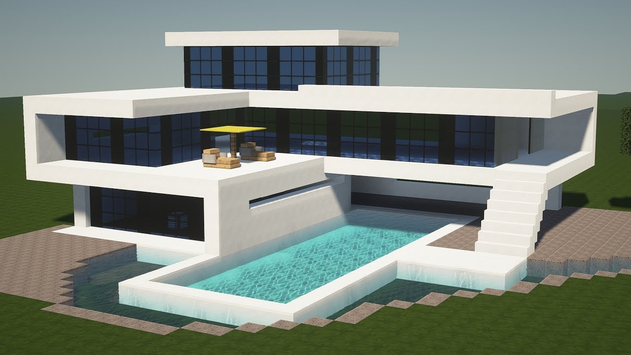 Minecraft Tutorial - CASA MODERNA